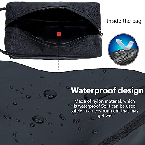 Travel Toiletry Bag for Women and Men, Water-resistant Shaving Bag for Toilet...
