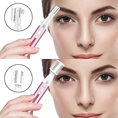 Upgraded Eyebrow Trimmer, Funstant Precision Electric Eyebrow Razor for Women...