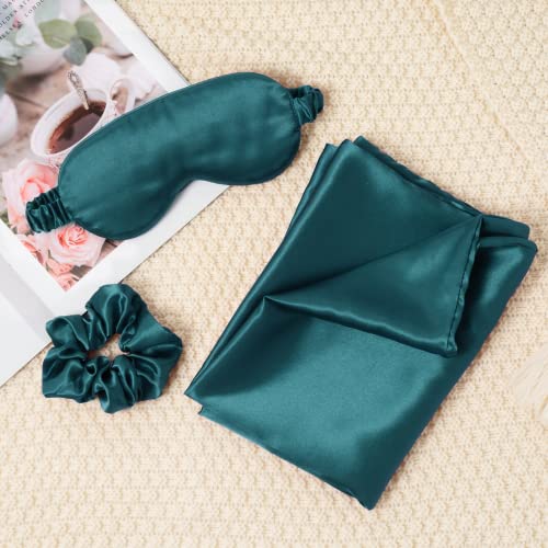 Funwheat Eye Mask for Sleeping Silk Sleep Mask Blindfold with Adjustable Stra...