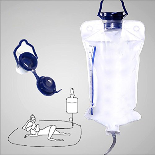 Funwill Reusable Enema Bag Kit for Colon Cleansing Internal Cleansing with Si...