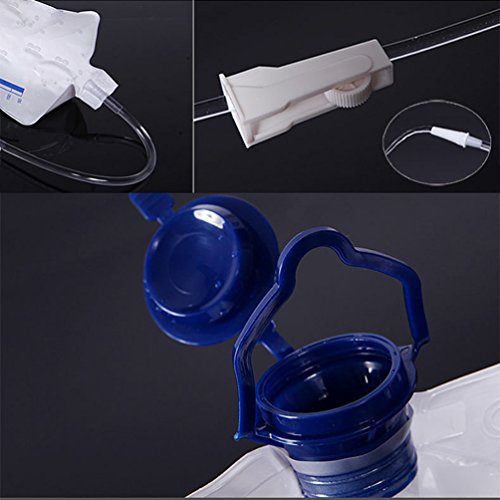 Funwill Reusable Enema Bag Kit for Colon Cleansing Internal Cleansing with Si...