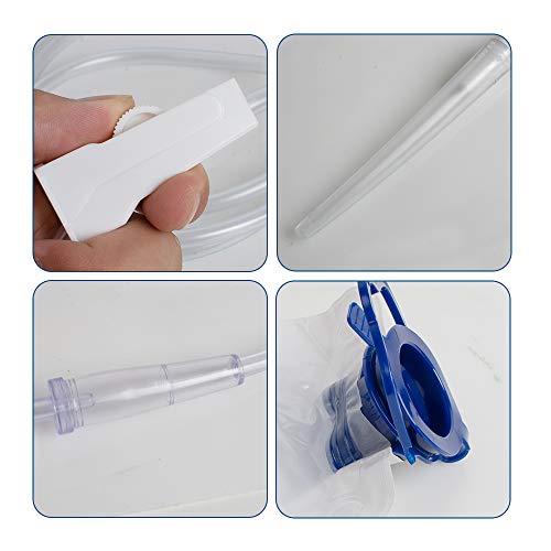 Funwill Reusable Enema Bag Kit for Colon Cleansing Internal Cleansing with Si...