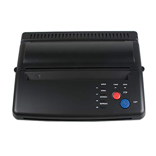 Tattoo Transfer Copier Printer Machine, Thermal Stencil Paper Printer with Fi...