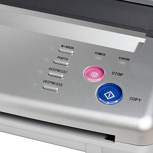 Tattoo Transfer Copier Printer Machine, Thermal Tattoo Printer with Five Func...