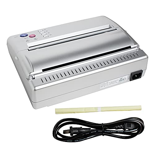 Tattoo Transfer Copier Printer Machine, Thermal Tattoo Printer with Five Func...
