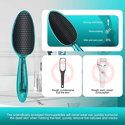 Furenyangg 3D Foot File,Foot Scrubber,Callus Remover for Feet,Curved Nano Gla...