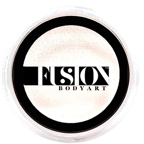 Fusion Body Art Pro Face Paint | Pearl Fairy White (25gm), Professional Quali...