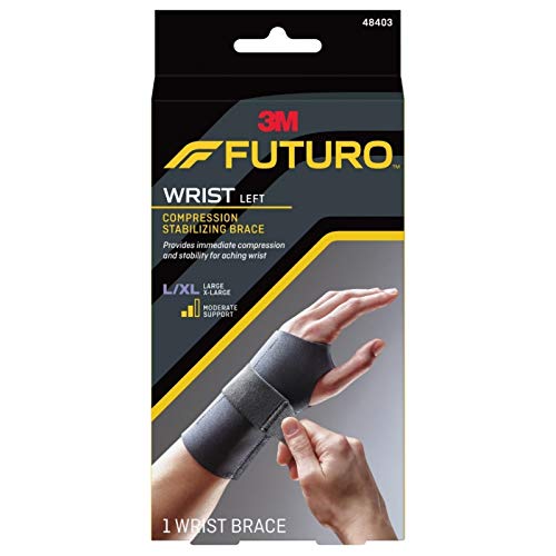 FUTURO-MMM-352 Compression Stabilizing Wrist Brace, Helps Support Sprains, St...