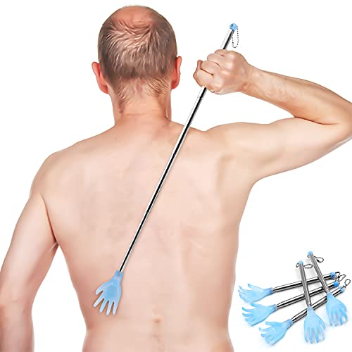 Unique Finger-Like Design, 5 Pack Portable Back Scratchers for Adults Men Wom...