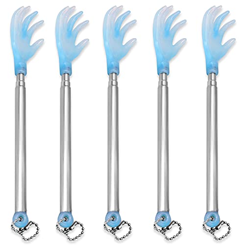 Unique Finger-Like Design, 5 Pack Portable Back Scratchers for Adults Men Wom...