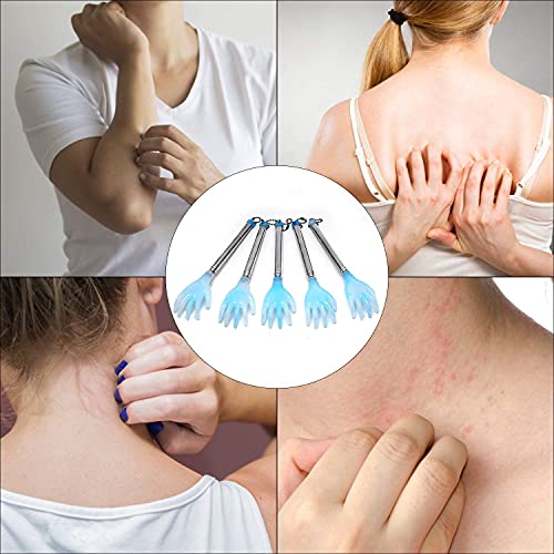 Unique Finger-Like Design, 5 Pack Portable Back Scratchers for Adults Men Wom...