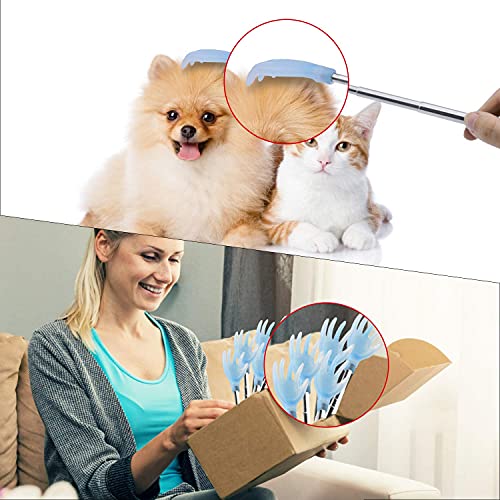 Unique Finger-Like Design, 5 Pack Portable Back Scratchers for Adults Men Wom...