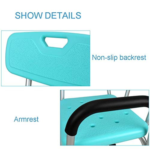 FXLYMR Shower Chairs Chairs Bathroom Stools Pregnant Women The Disabled The E...