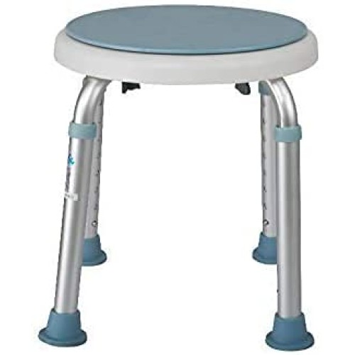 FXLYMR Shower Seat 360 Degree Rotating Bath/Shower Chair Height Adjustable Sw...