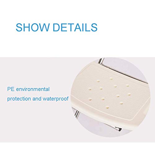 FXLYMR Shower Seat Bath Stools Adjustable Shower Chair Seat Bench, with Anti-...