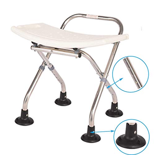 FXLYMR Shower Seat Bath Stools Adjustable Shower Chair Seat Bench, with Anti-...