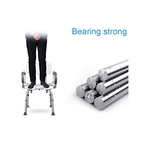 FXLYMR Shower Seat Bath Stools Adjustable Showering Stool Seat Bench Shower C...