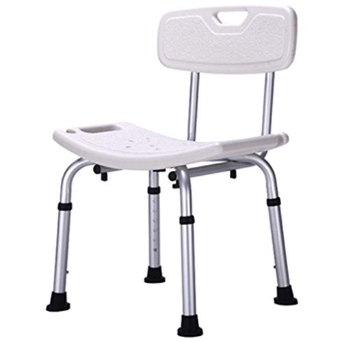 FXLYMR Shower Seat Bath Stools Tool-Free Assembly Spa Bathtub Adjustable Show...