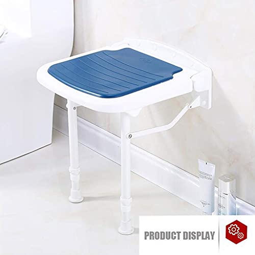 FXLYMR Shower Seat Wall Mount Fold Away Bath Chair Shower Seat Bench with Adj...