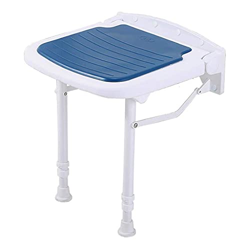 FXLYMR Shower Seat Wall Mount Fold Away Bath Chair Shower Seat Bench with Adj...