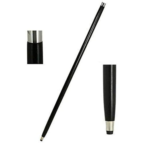 FYNJREX Vintage Antique Walking Cane Wooden Walking Stick Silver Brass Handle...