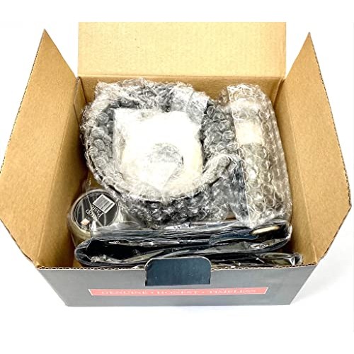 G.B.S Black Luxury Shaving Kit - Wood Straight Razor, Mug, Natural Soap, Brus...