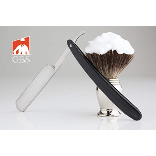 G.B.S Men's Chrome Shaving Soap Bowl/Mug to Provide Grip While Creating Rich ...