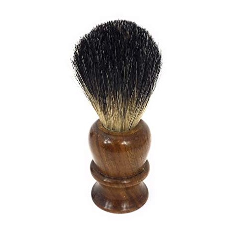 G.B.S Men's Classic wooden shaving set shaving brush with wooden stand & 3.5"...