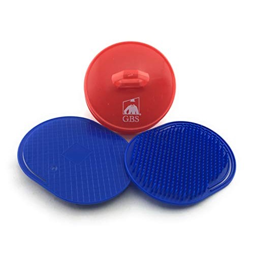 G.B.S Soft Pocket Palm Brush Portable Hair Brush and Head Scratcher Use for W...