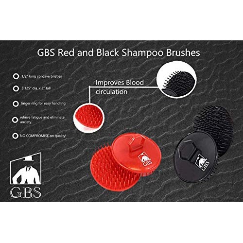 G.B.S Stylish Easy to Hold Hair Scalp Shampoo Brush #100 Scrubber Helps to Re...