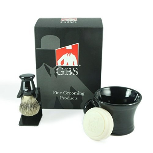 G.B.S Stylish Grooming Shaving Set - Perfect For Wet Shaving Gift Boxed-Ceram...