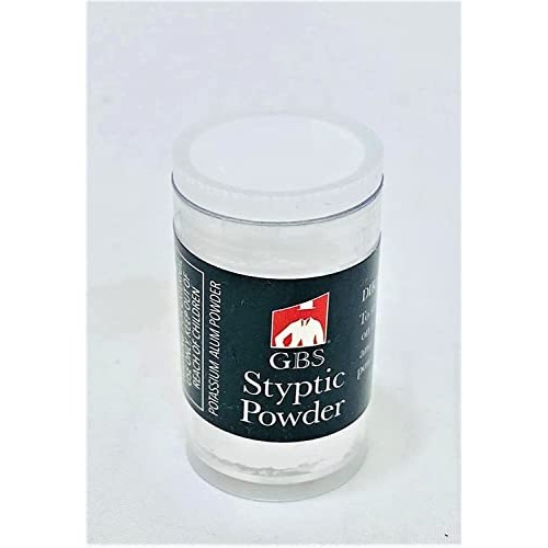 G.B.S Styptic Powder 5g Helps Stops Bleeding from Minor Nicks and Cuts (12)