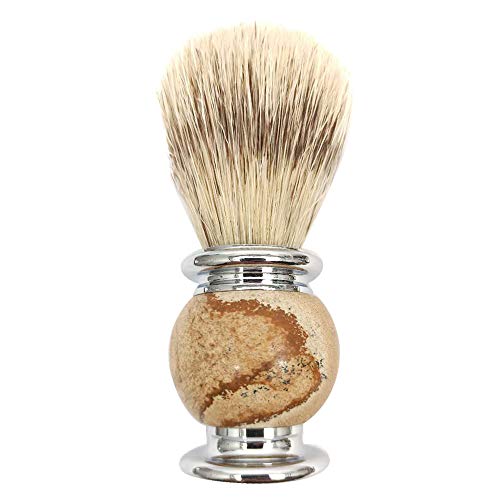 G castle Luxury Shave Kit for Men shaving set with pure stone boar hair pig h...