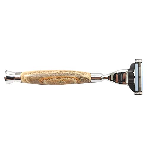 G castle Luxury Shave Kit for Men shaving set with pure stone boar hair pig h...