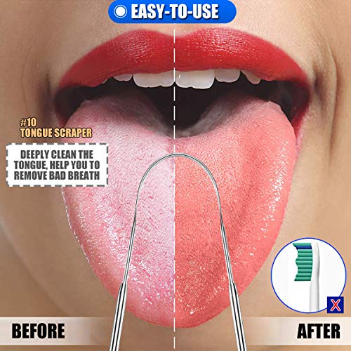 Dental Tools, 10 Pack Professional Plaque Remover Teeth Cleaning Tools Set, S...