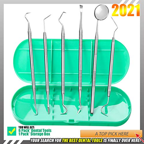 Dental Tools, Professional Plaque Remover for Teeth, Dental Hygiene Kit, Stai...