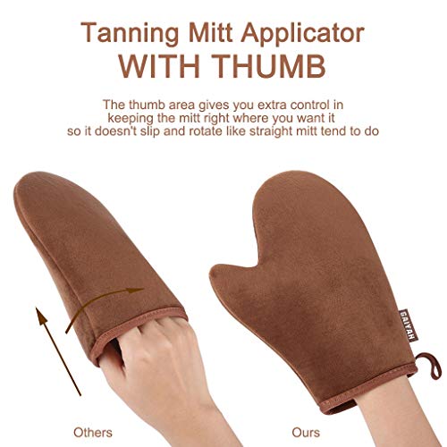 GAIYAH Self Tanning Mitt Applicator Self Tanner Mitt Applicator Tanning Mitts...