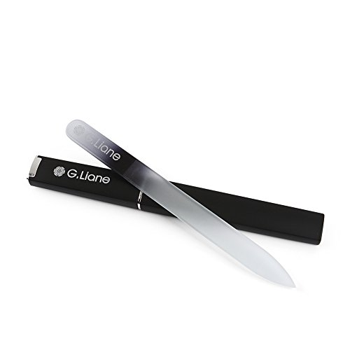 Crystal Glass Nail File - G.Liane Professional Double Sided Etched Crystal Na...