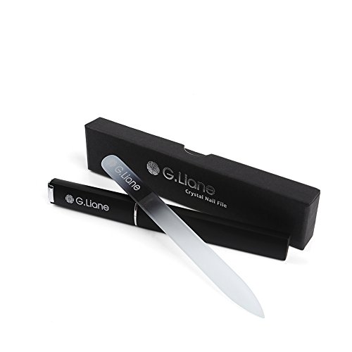 Crystal Glass Nail File - G.Liane Professional Double Sided Etched Crystal Na...
