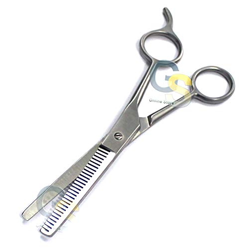 G.S 5 1/2 IN NEW S/S DOUBLE BLADE THINNING SHEARS SCISSORS