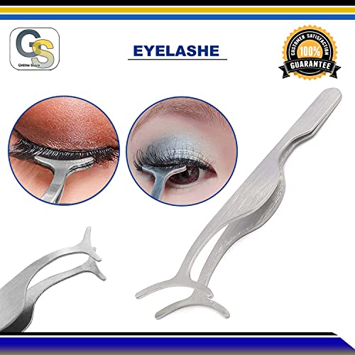 2PCS FALSE EYELASHES EXTENSION APPLICATOR REMOVER CLIP TWEEZERS NIPPER SET by...