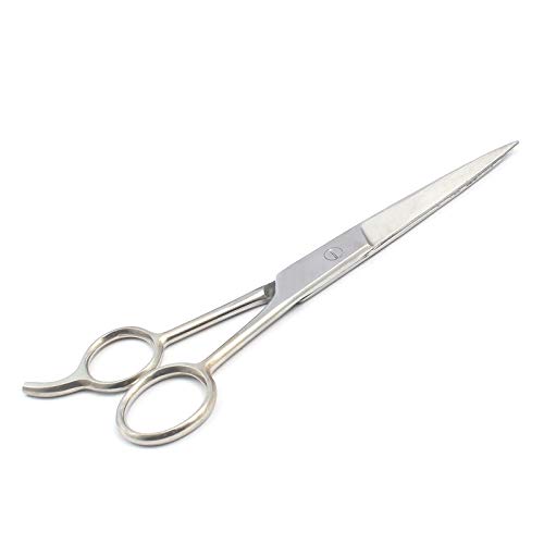 G.S 6.5"BARBER SCISSORS, STRAIGHT STAINLESS STEEL SHARP BLADES
