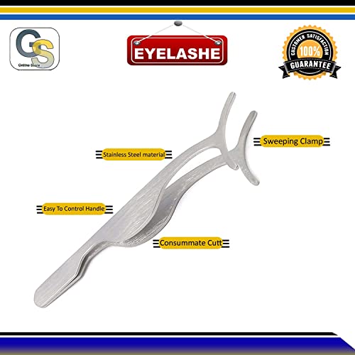 STAINLESS STEEL FALSE EYELASHES EXTENSION TWEEZERS,BEAUTY EYELASH APPLICATOR ...