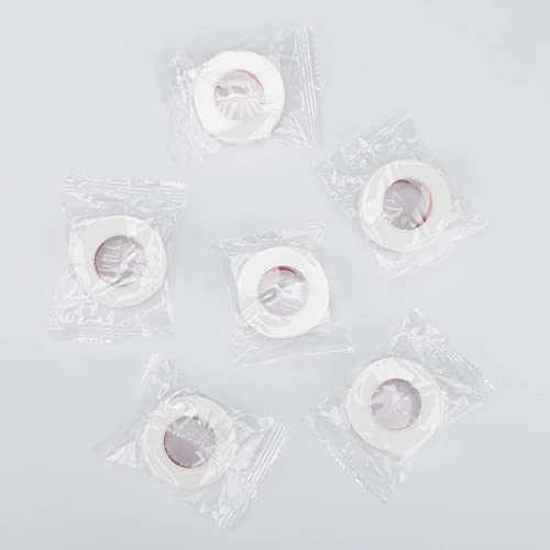 6 Rolls PE Micropore Medical Tape Roll for Individual Eyelash Extensions,1/2'...