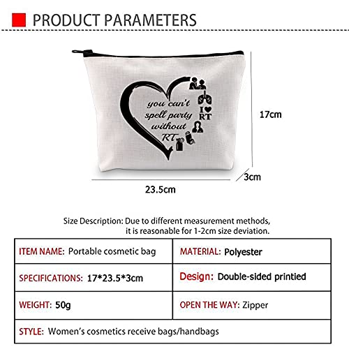G2TUP Respiratory Therapist Gift RT Cosmetic Bag Respiratory Therapy RT Pulmo...