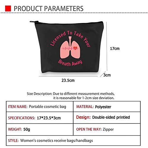 G2TUP Respiratory Therapist Gift Thank You Respiratory doctor Cosmetic Bag Li...