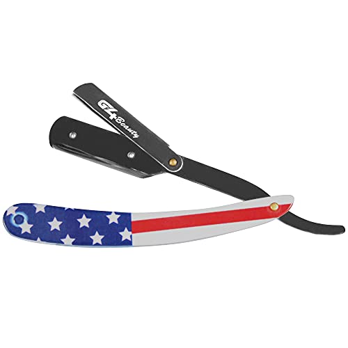G4 Stainless Steel Straight Edge Barber Shaving Razor Blade for Close Shaving...