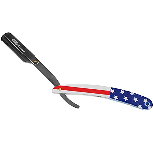 G4 Stainless Steel Straight Edge Barber Shaving Razor Blade for Close Shaving...