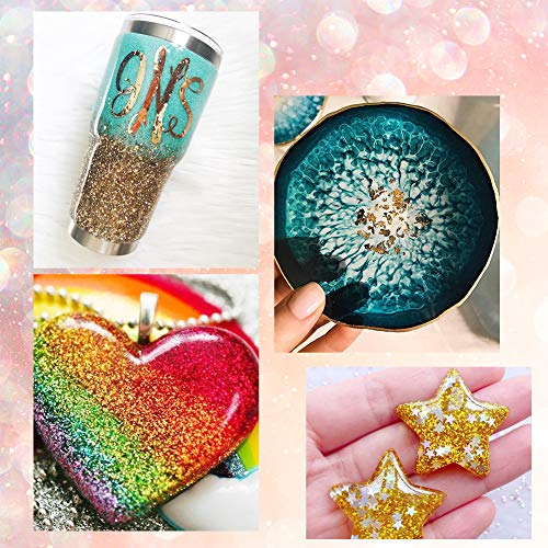 8 Jars of Cosmetic Chunky Glitter Shimmer Body Face Hair Eye Musical Festival...