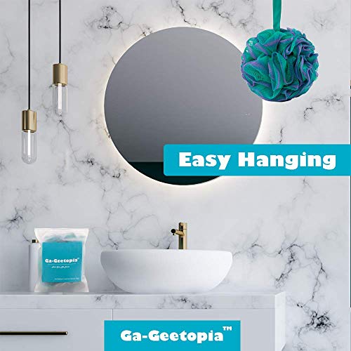 Ga-Geetopia Shower Puff - Shower Bath Sponge Shower Loofah Pouf Balls for Bod...
